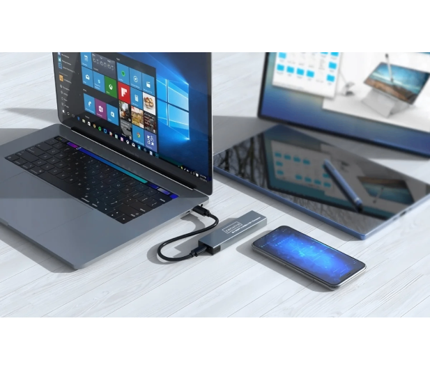 Zenwire Obudowa na dysk M.2 NVME/SATA PCIe USB-C Gen2 10GB/s - 1604626 - zdjęcie 4